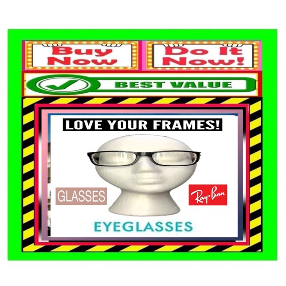 ✅🆕🚨🔴🌸S🌸A🌸L🌸E🌸🔴📢RAY BAN Designer EYEGLASSES Unisex EYEWEAR🟢BUY NOW❗💸 - Picture 1 of 16